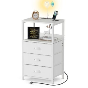 Night Stand with Charging Station